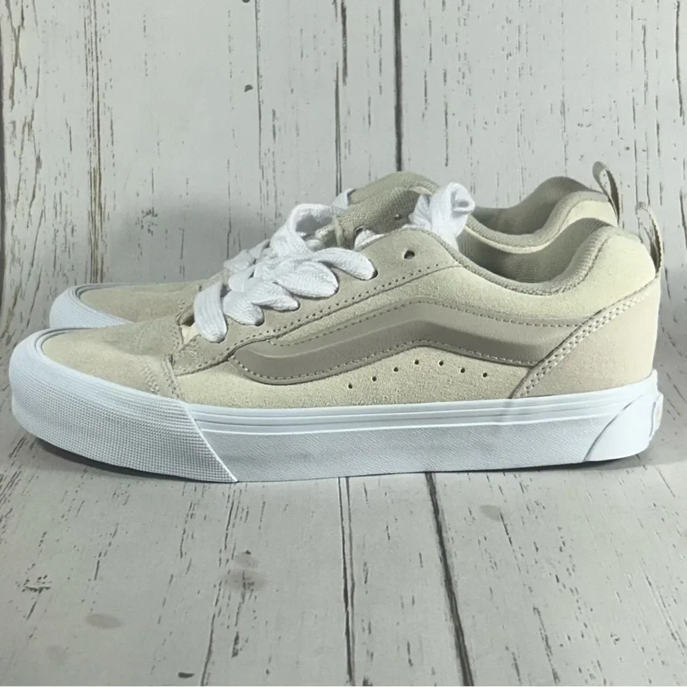 Vans Knu Skool Suede Shoes Sneakers Beige Women’s Size 6.5